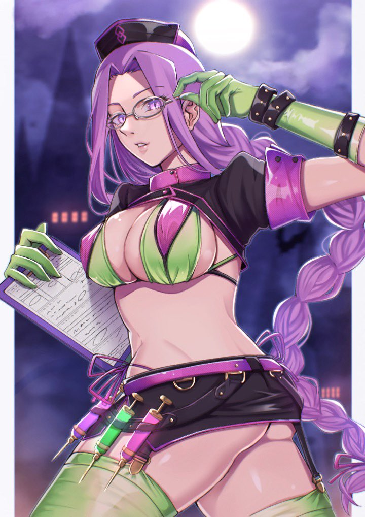 medusa and florence nightingale (fate and 2 more) drawn by nikumaki43