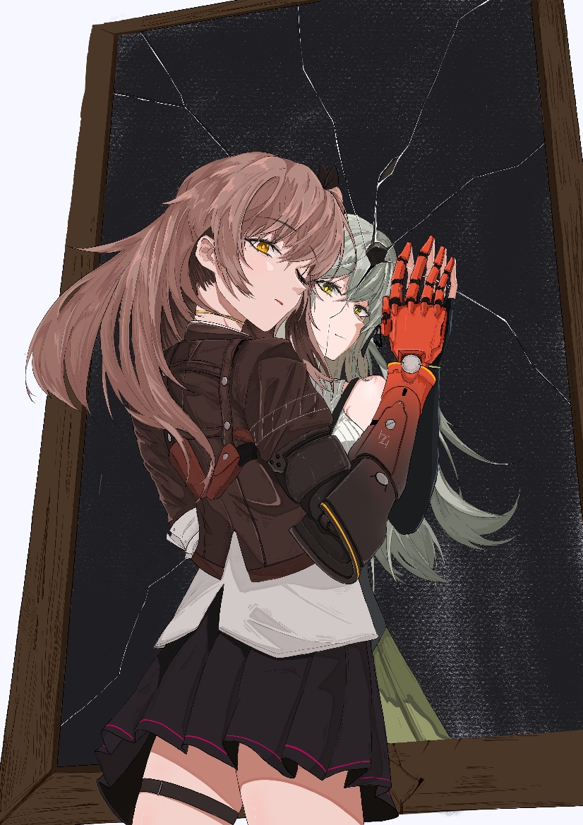 ump45, ump40, leva, and lainie (girls' frontline and 1 more) drawn by demmo