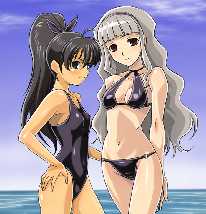 shijou takane and ganaha hibiki (idolmaster and 1 more) drawn by muhi11234