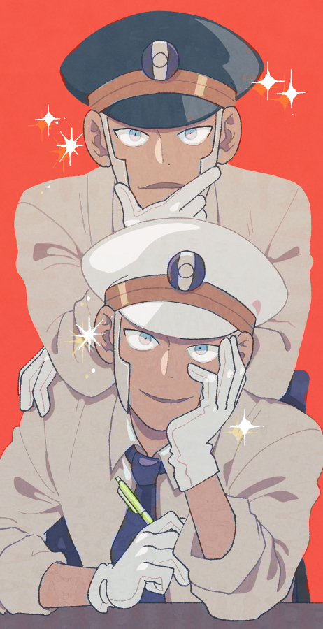 ingo and emmet (pokemon and 1 more) drawn by prepbon