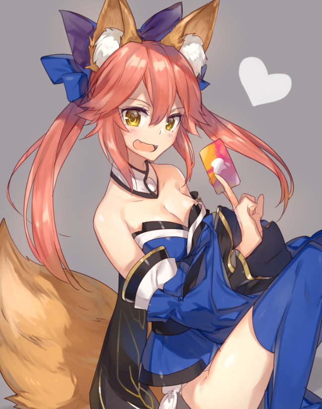 tamamo and tamamo no mae (fate and 2 more) drawn by chocoan