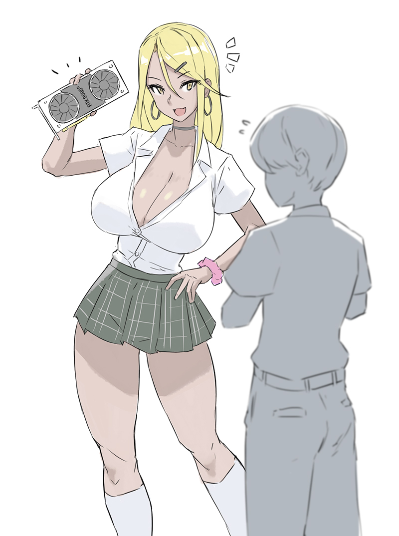 nvidia daughter (original and 1 more) drawn by eu03