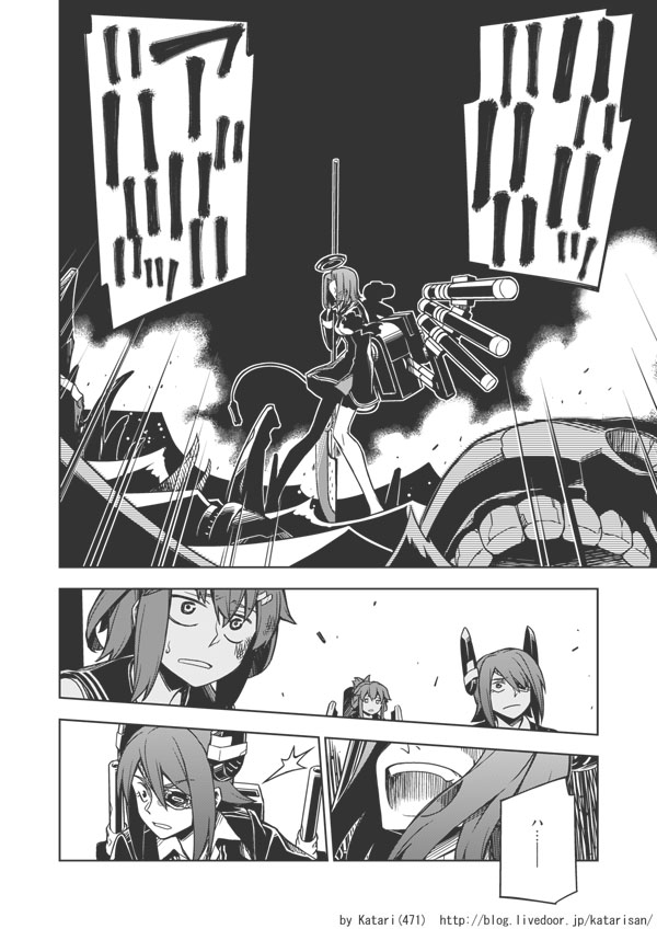 inazuma, tenryuu, ikazuchi, tatsuta, and i-class destroyer (kantai collection) drawn by katari_(ropiropi)