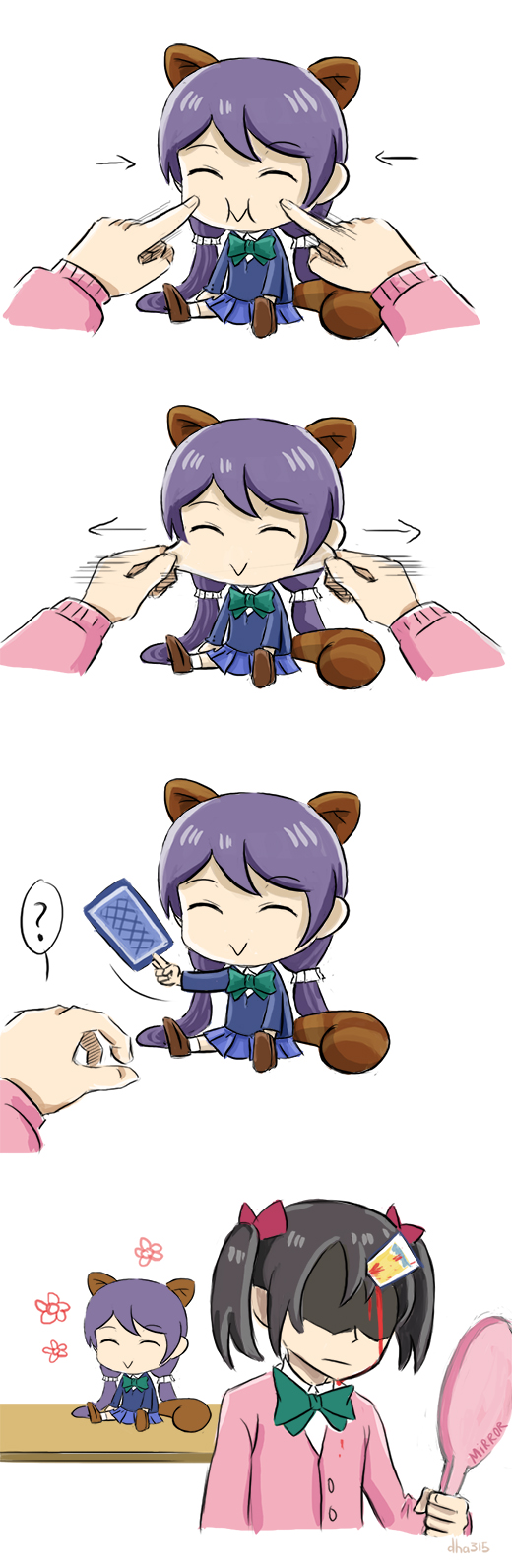 tojo nozomi and yazawa nico (love live! and 1 more) drawn by dha315