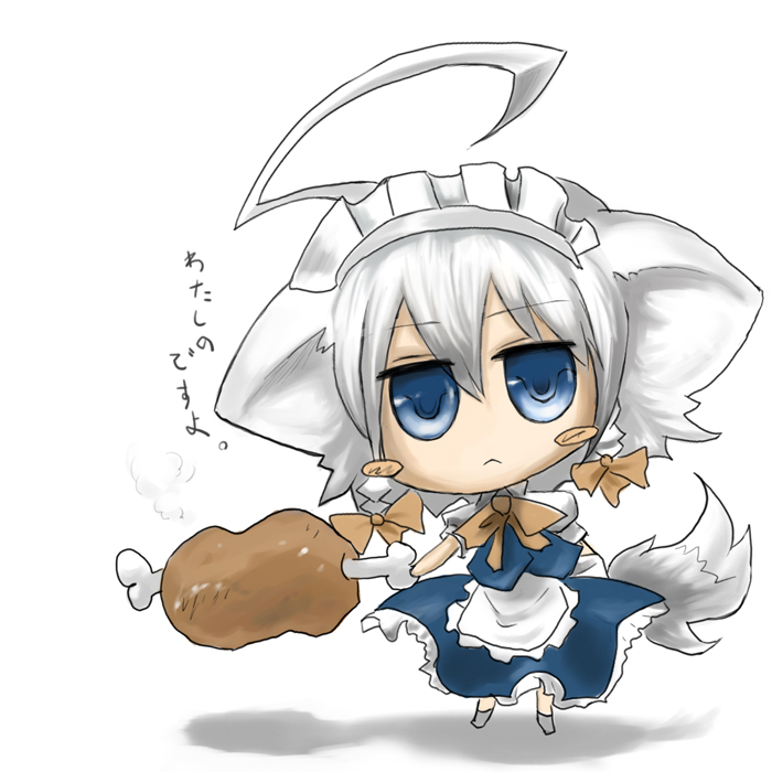 izayoi sakuya and inu sakuya (touhou) drawn by ross_(clumzero)
