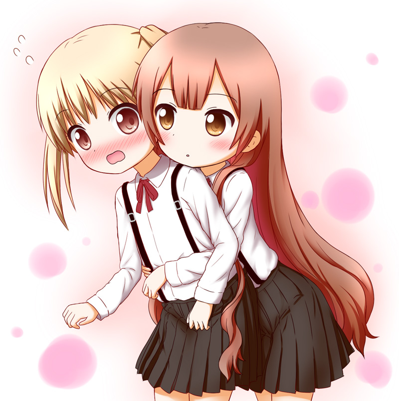 oomuro hanako and takasaki misaki (yuruyuri and 1 more) drawn by aoba_(kona)