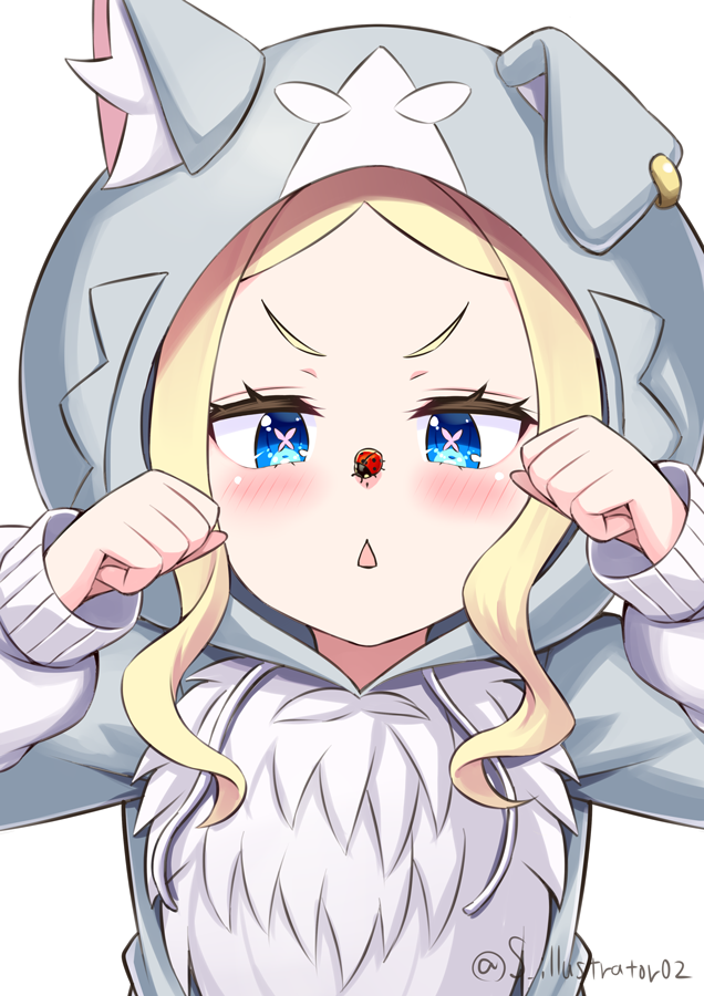 beatrice and puck (re:zero kara hajimeru isekai seikatsu) drawn by s_(hdru2332)