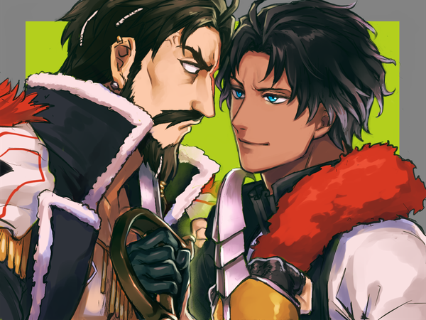 edward teach and bartholomew roberts (fate and 1 more) drawn by 01rosso