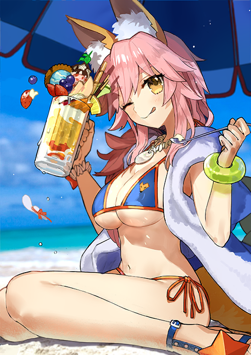 tamamo and tamamo no mae (fate and 1 more) drawn by wada_arco