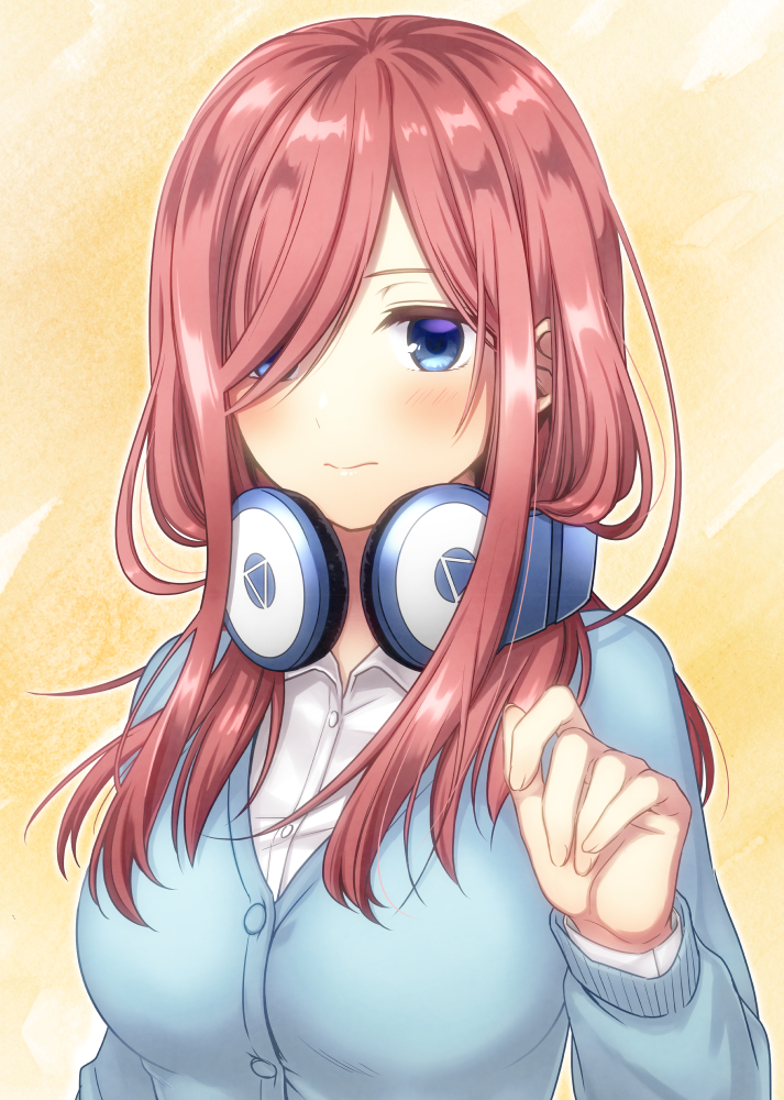 nakano miku (go-toubun no hanayome) drawn by irino