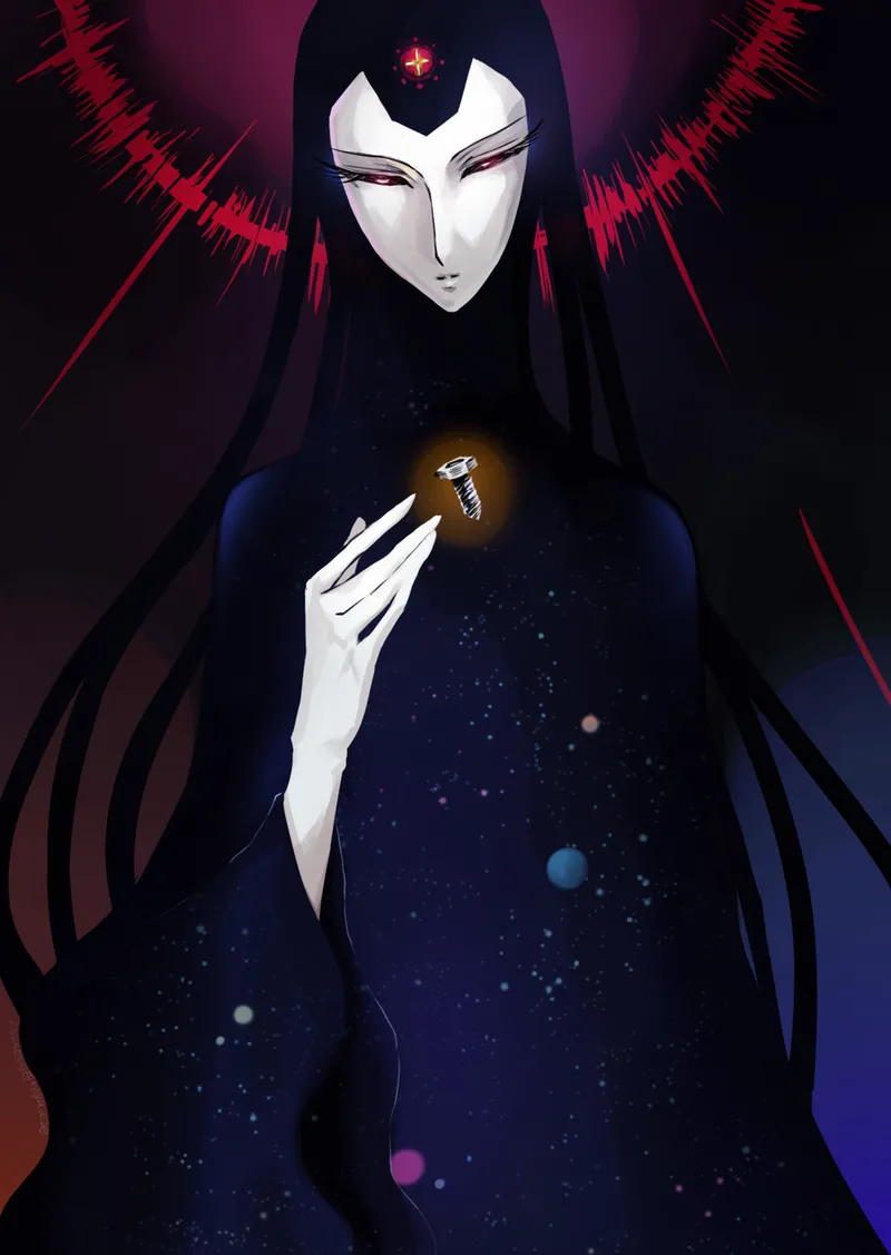 la andromeda promethium (ginga tetsudou 999) drawn by kogurere