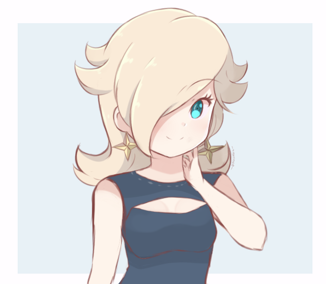 rosalina (mario) drawn by chocomiru
