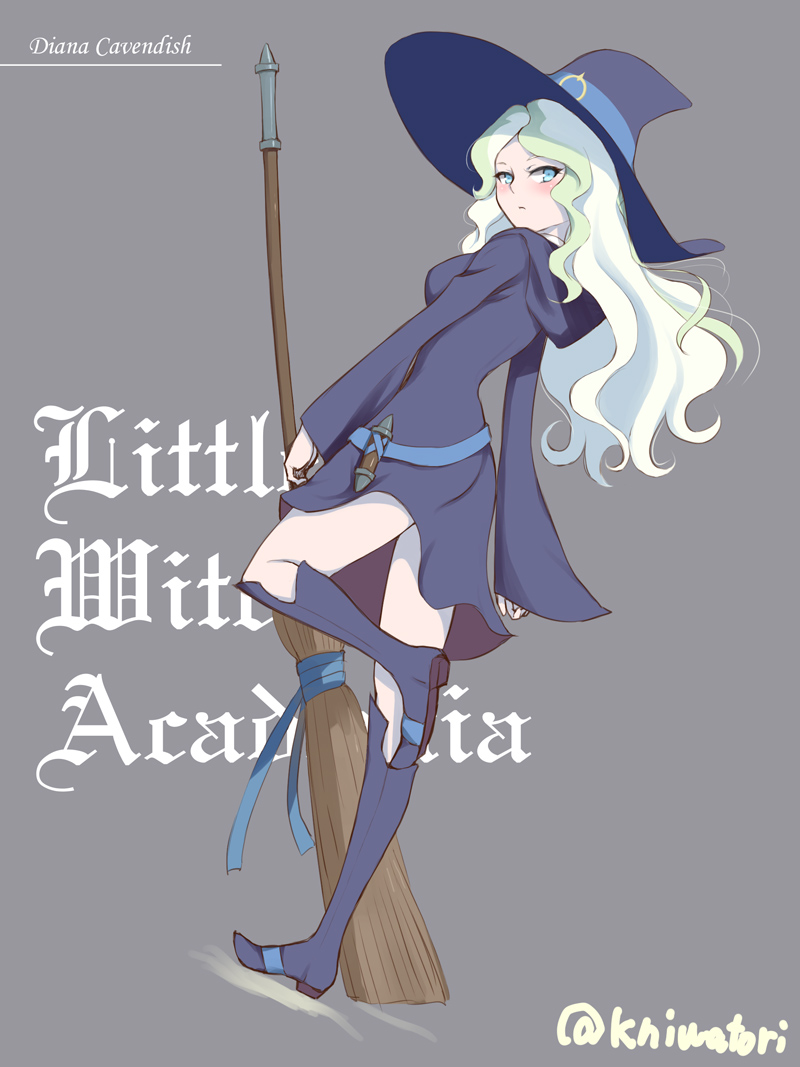 diana cavendish (little witch academia) drawn by niwatori_kokezou
