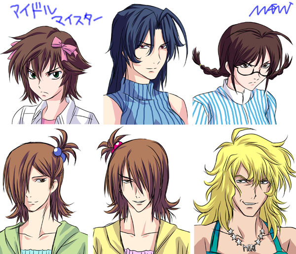 hoshii miki, amami haruka, miura azusa, akizuki ritsuko, futami mami, and 6 more (idolmaster and 3 more)