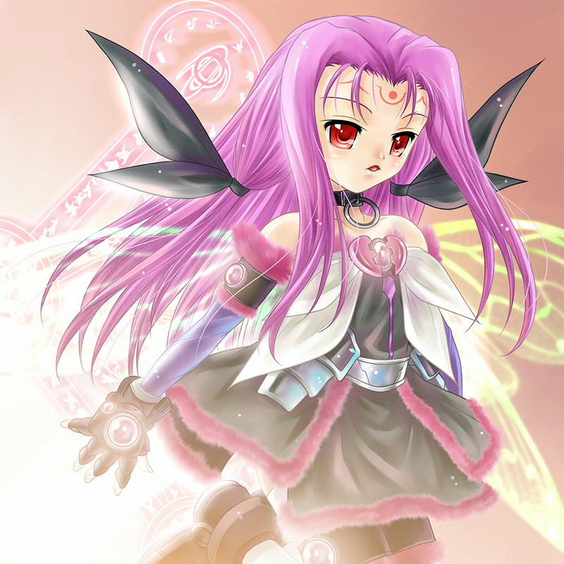 lutecia alpine and asclepius (lyrical nanoha and 1 more) drawn by ayato
