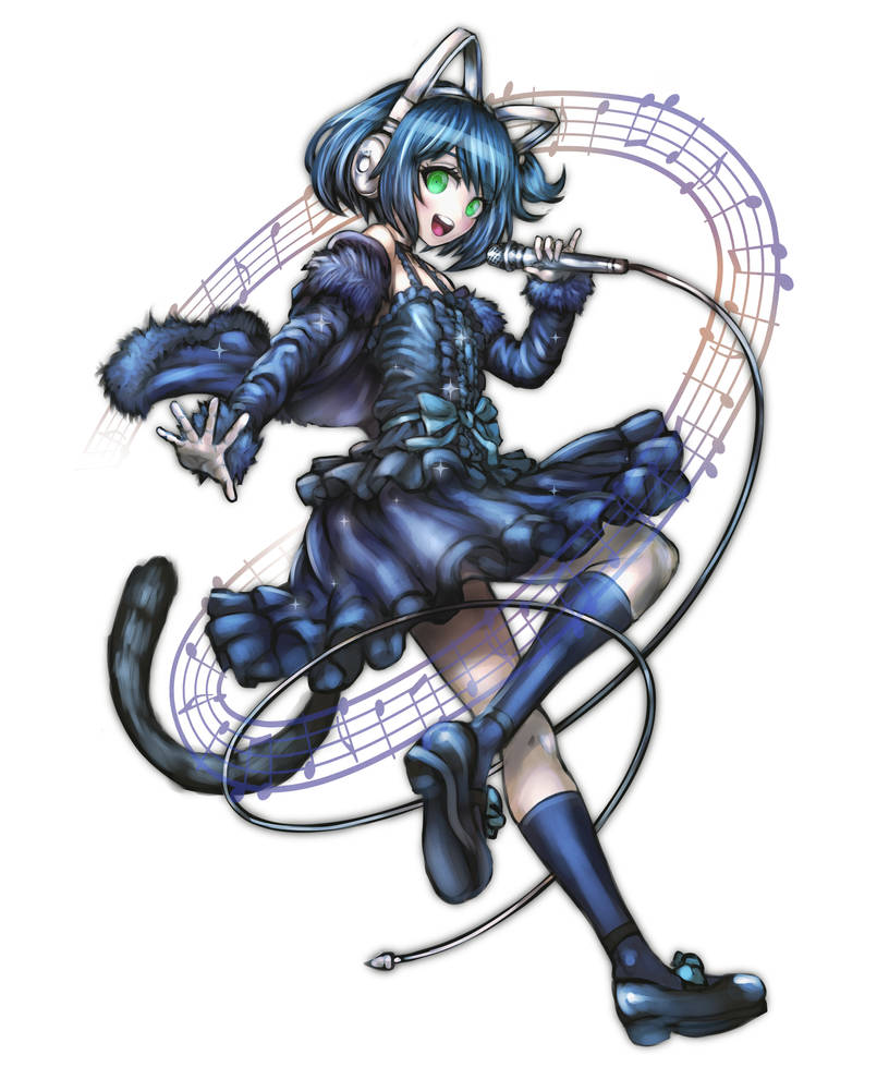 ryoune yami (danganronpa and 1 more) drawn by minster_(dooke)