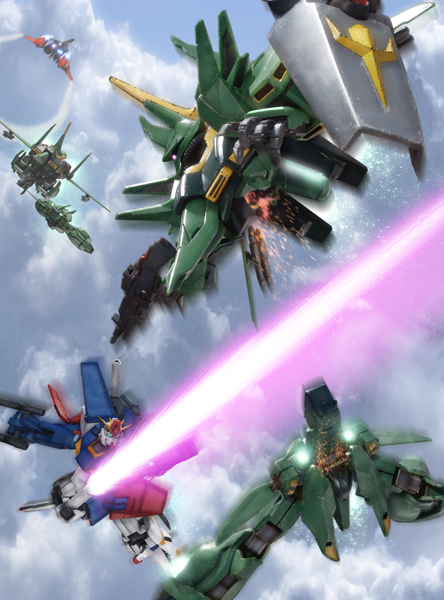 zeta gundam, zz gundam, and bawoo (gundam and 1 more) drawn by robographer