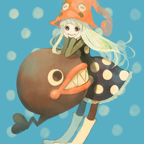 eruka frog and otama jackson (soul eater) drawn by pechika
