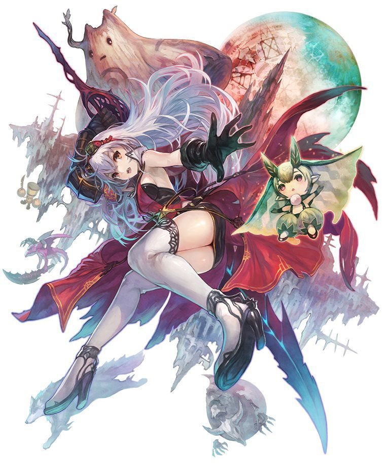 arnas, blader soul, wood golem, meteor bomber, raune, and 2 more (yoru no nai kuni) drawn by yoshiku_(oden-usagi)