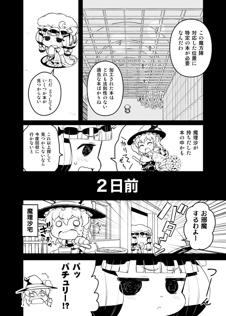kirisame marisa and patchouli knowledge (touhou) drawn by abua