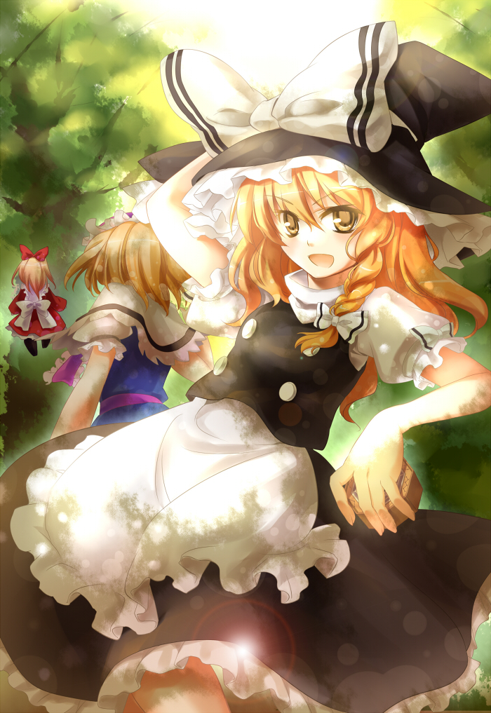kirisame marisa and alice margatroid (touhou) drawn by yetworldview_kaze