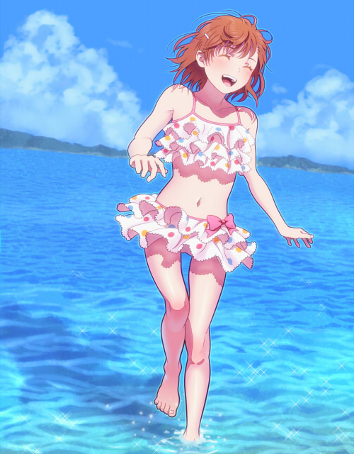 misaka mikoto (toaru majutsu no index and 1 more) drawn by ashishi