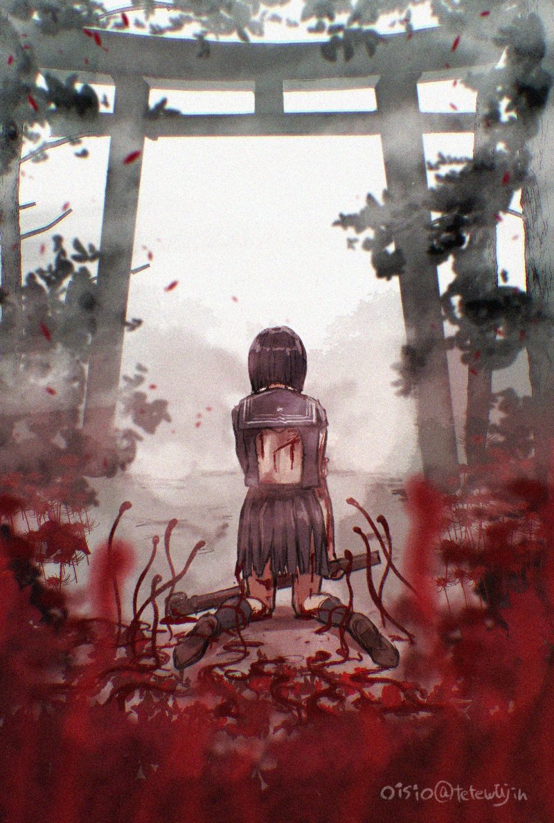 shimizu hinako (silent hill and 1 more) drawn by oisiso
