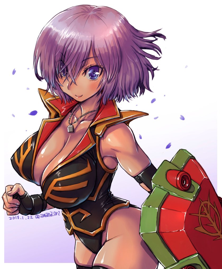 mash kyrielight, mashymre cello, and hamma hamma (fate and 3 more) drawn by amania_orz