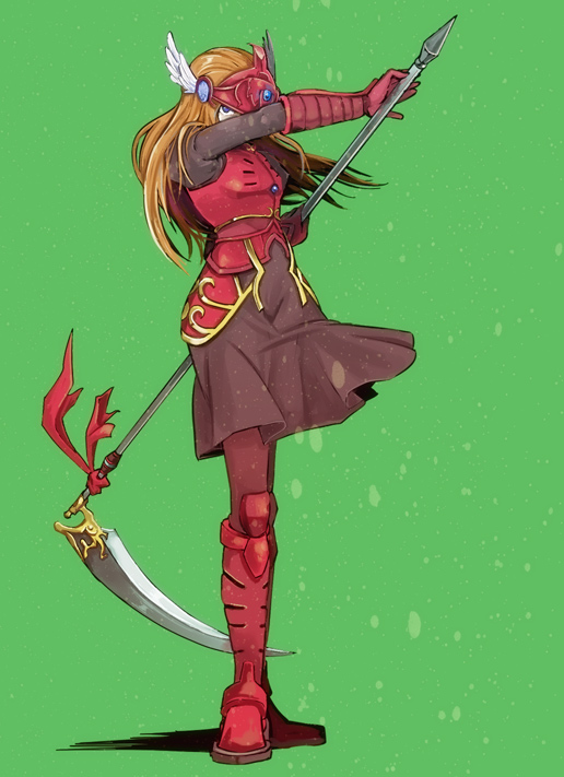 elmina niet and lady harken (wild arms and 1 more) drawn by asatsuki_kamo