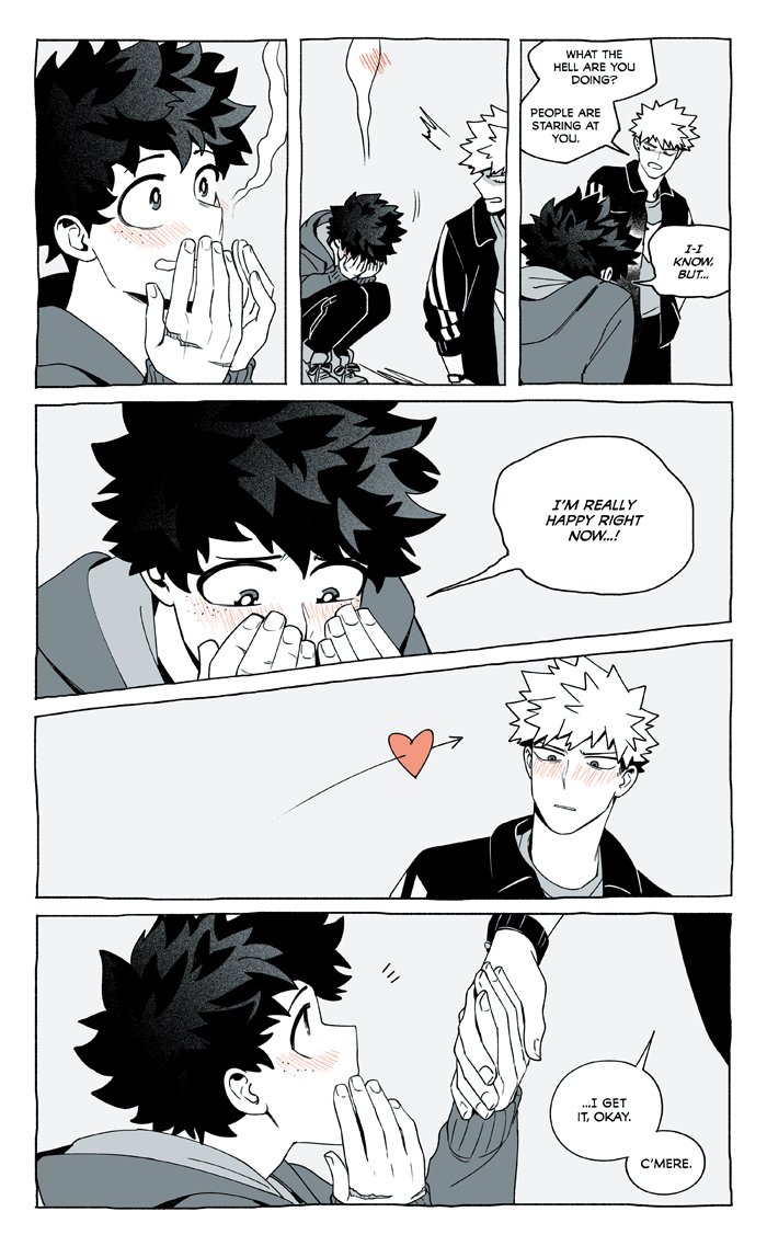 midoriya izuku and bakugou katsuki (boku no hero academia) drawn by 5mll3