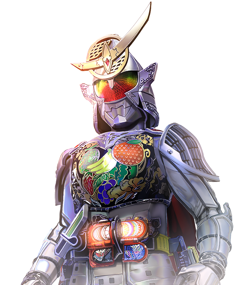 kamen rider gaim (kamen rider and 1 more) drawn by masukudo_(hamamoto_hikaru)