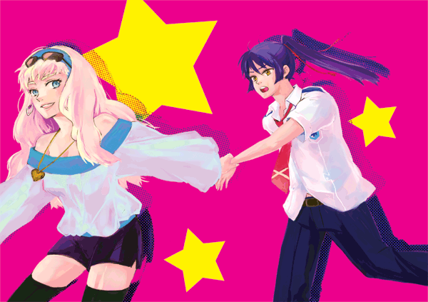 sheryl nome and saotome alto (macross and 1 more) drawn by sanami