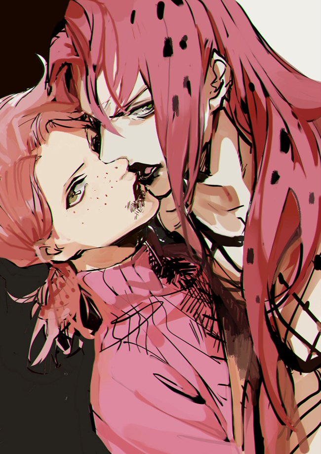diavolo and vinegar doppio (jojo no kimyou na bouken and 1 more) drawn by nineo