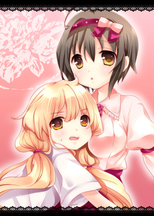 futaba anzu and kohinata miho (idolmaster and 1 more) drawn by shizuki_aya