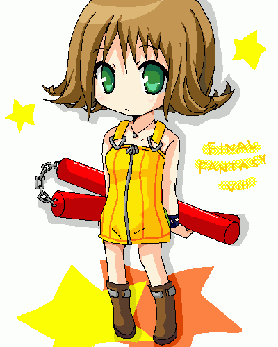 selphie tilmitt (final fantasy and 1 more) drawn by kiiro