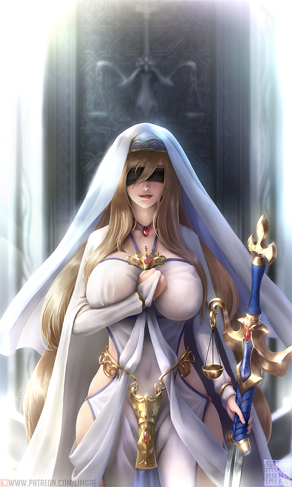 sword maiden (goblin slayer!) drawn by limgae