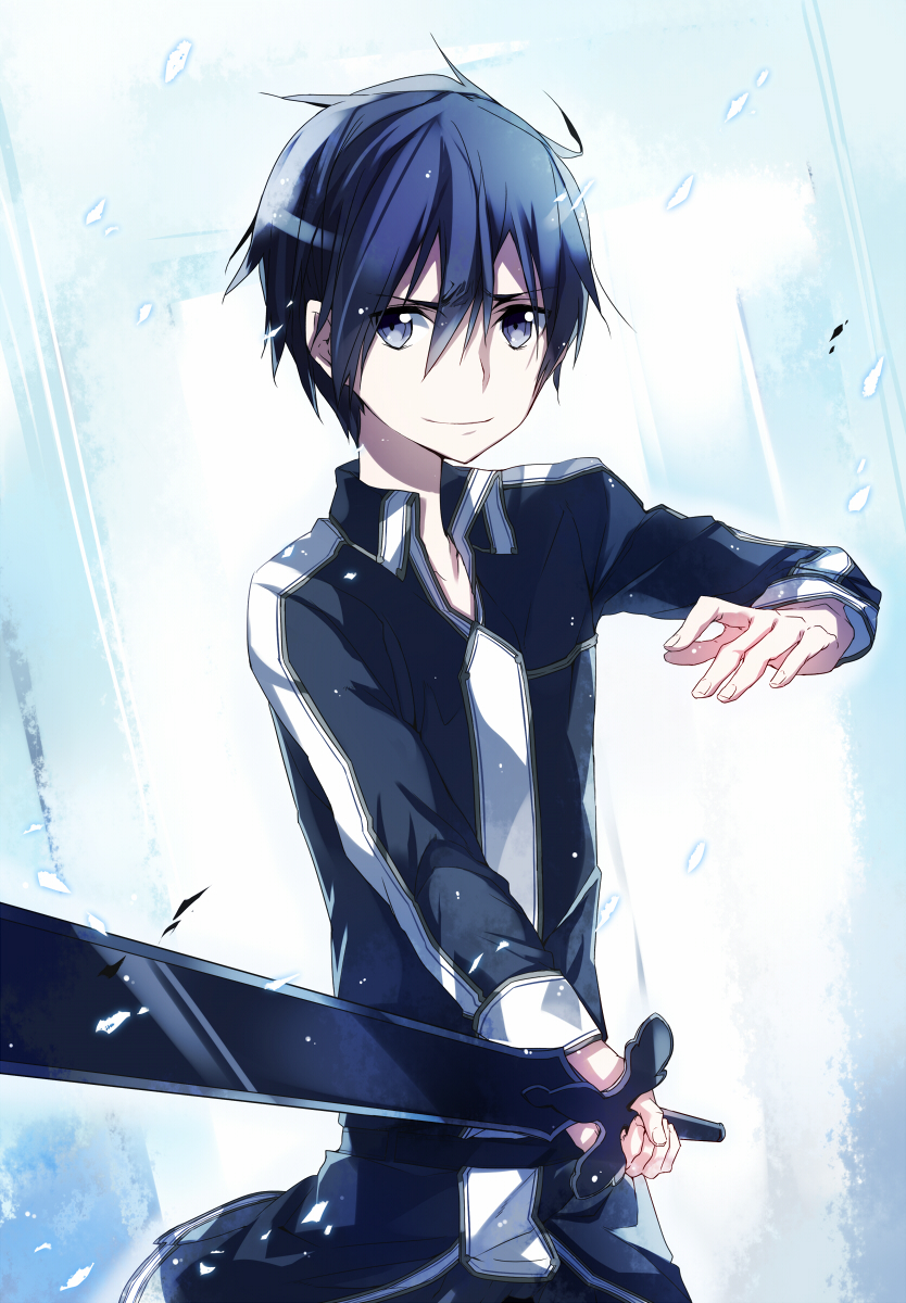 kirito (sword art online) drawn by jianmo_sl