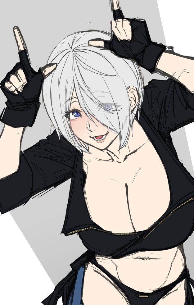 angel (the king of fighters and 1 more) drawn by brodator