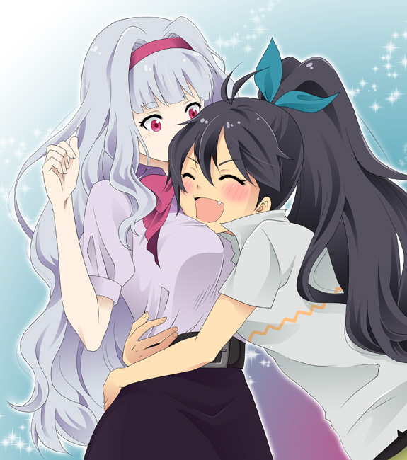 shijou takane and ganaha hibiki (idolmaster) drawn by xi_yuan_si