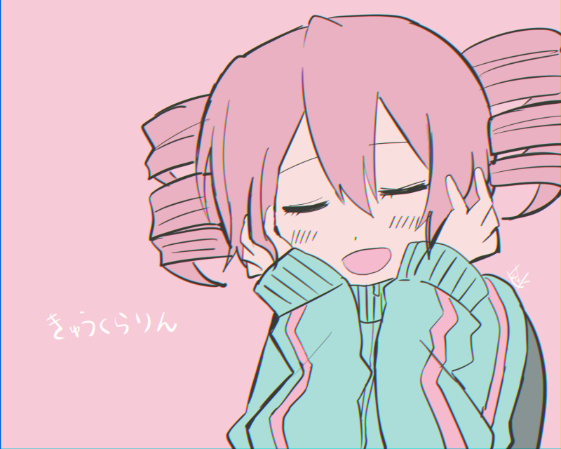 kasane teto and kurari-chan (utau and 1 more) drawn by yuusuke-kun