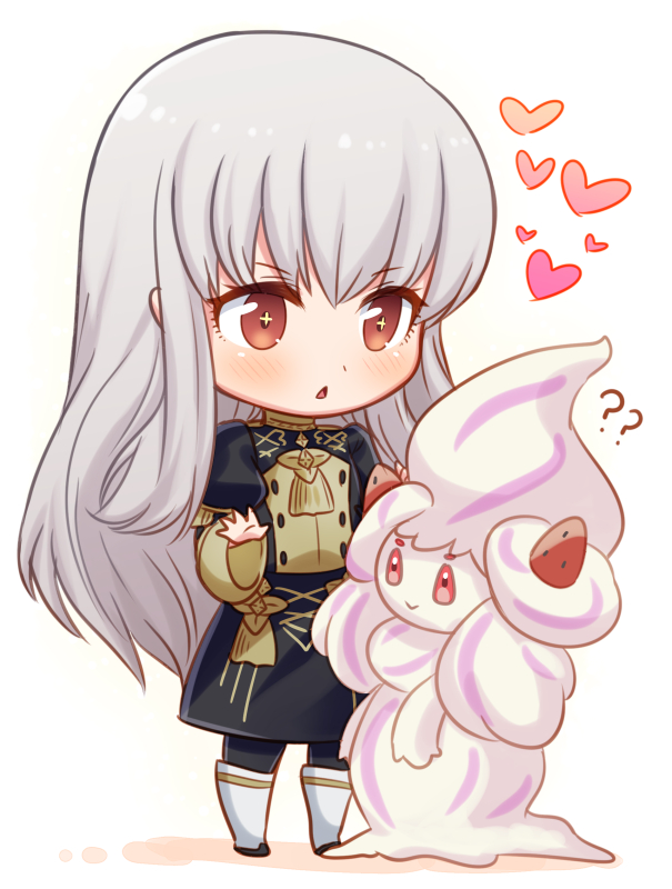 lysithea von ordelia and alcremie (pokemon and 2 more) drawn by ameno_(a_meno0)