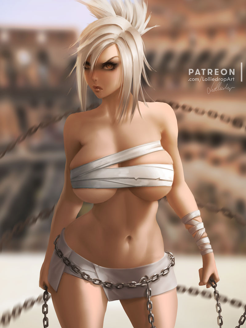riven (league of legends) drawn by lolliedrop