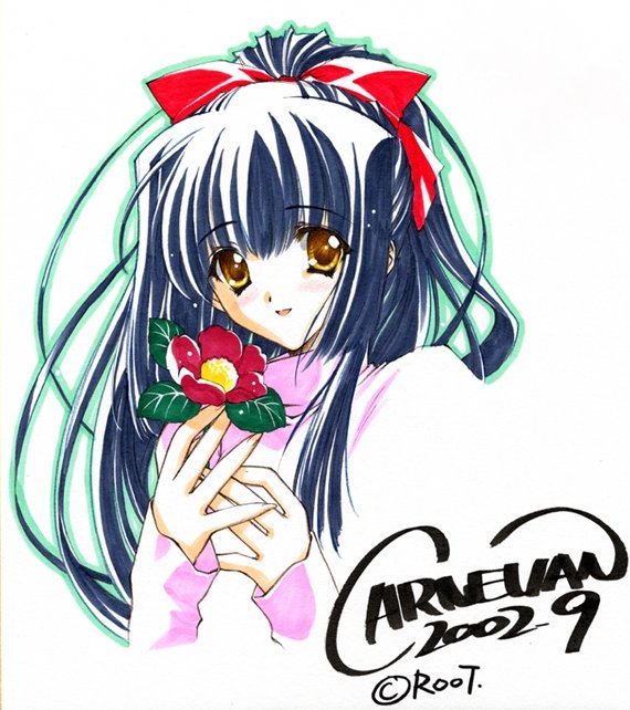 kuraki suzuna (kao no nai tsuki) drawn by carnelian