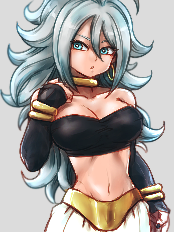 android 21 and majin android 21 (dragon ball and 1 more) drawn by kemachiku