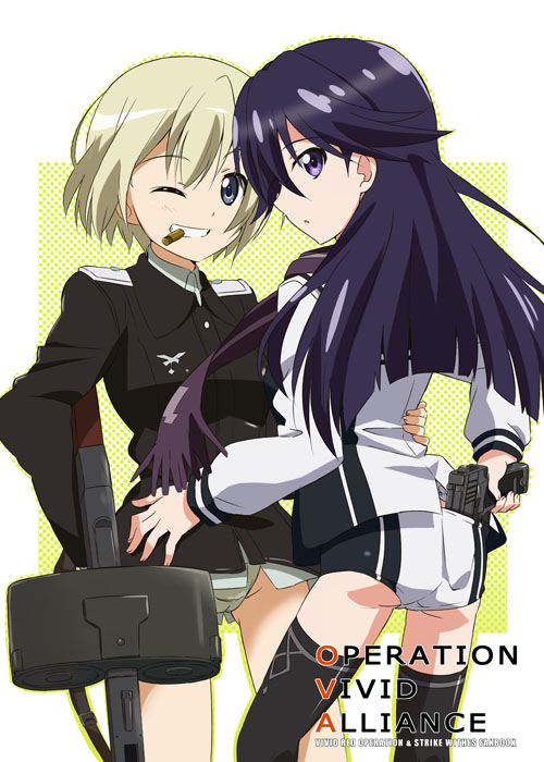 erica hartmann and kuroki rei (world witches series and 2 more) drawn by miyahara_takuya