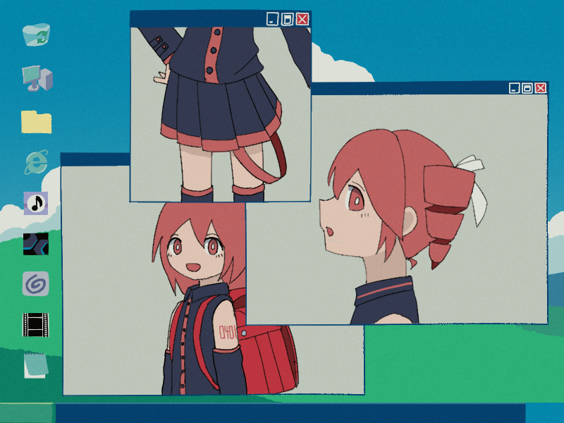 kasane teto (utau and 5 more) drawn by ashuu_(4syup)