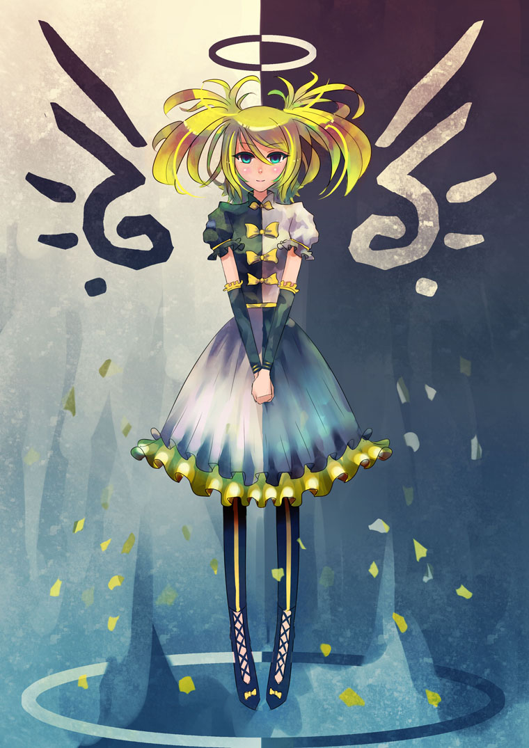 kagamine rin (vocaloid and 1 more) drawn by mahou_kyuuri