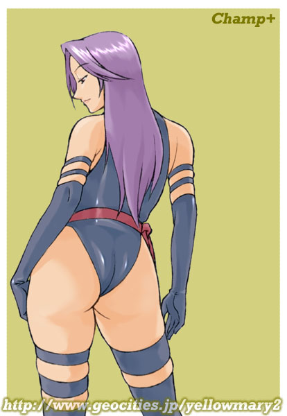 psylocke (marvel and 1 more) drawn by champ+