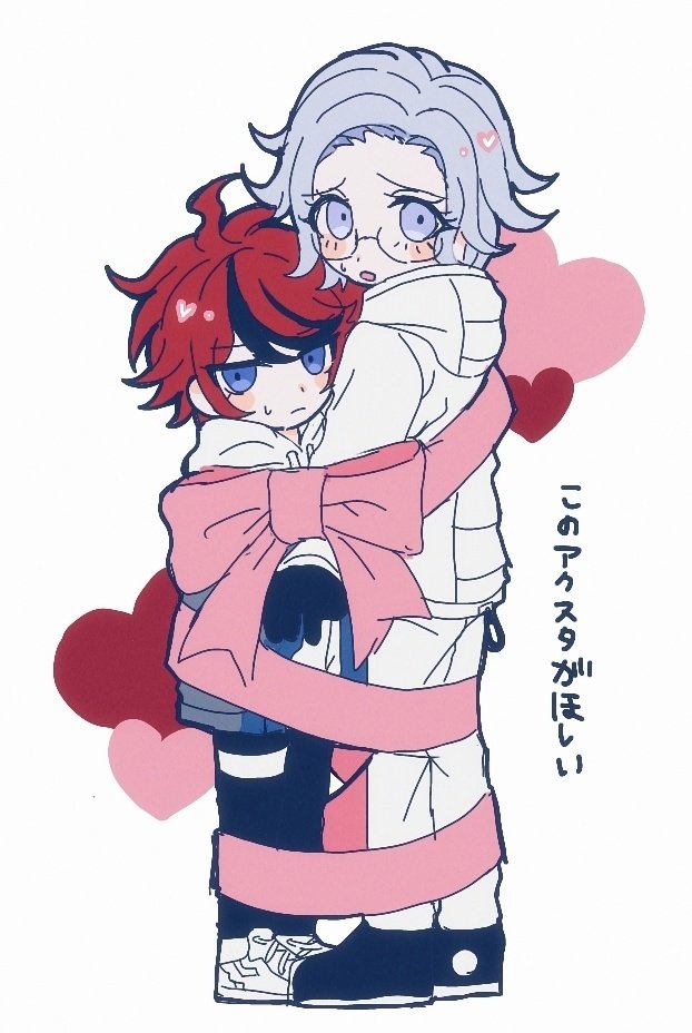 aotsuki eito and sumino takumi (the hundred line -last defense academy-) drawn by shi_gu_(sigu_69)