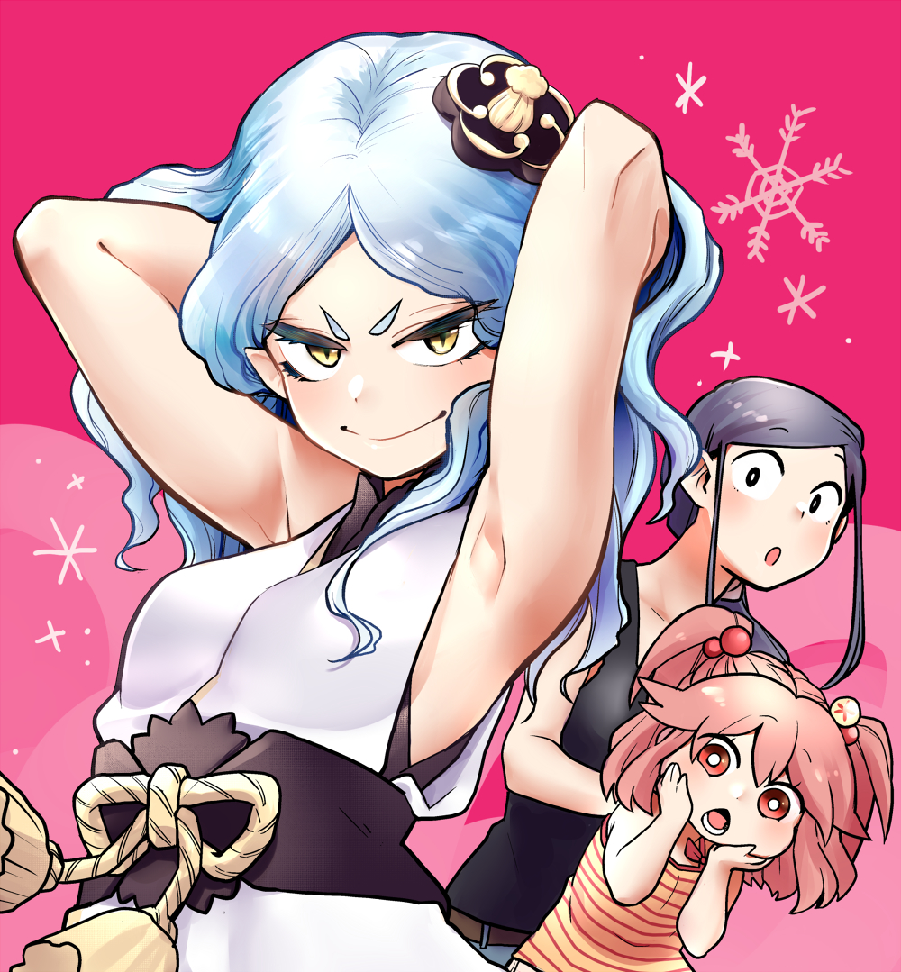 Koharu Mizore And Himari Tokedase Mizorechan Drawn By Touko Imokennpioishii Danbooru